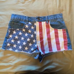 USA Jean Shorts